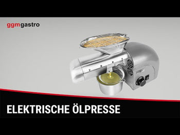 Електрическа преса за масла – за студено и горещо пресоване - Сиво - 1.8kW - 5-8kg/h