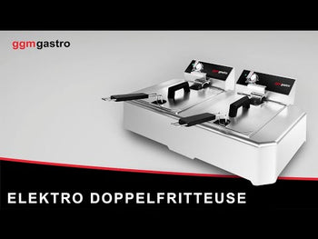 Двоен електрически фритюрник - 5+5l - 7,5kW - Ръчно управление