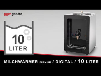 Съд за топло мляко PREMIUM - Дигитален - 10l - 1,8kW - Бяло - вкл. кран
