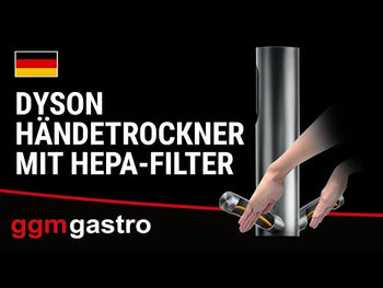 Сушилня за ръце Dyson с HEPA филтър - полирана неръждаема стомана