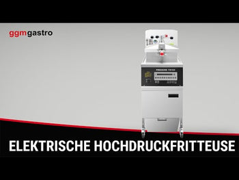 Електрически фритюрник под налягане - 24l - 13,5kW - Дигитално управление - с вградена система за филтриране на олиото