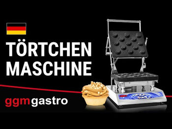 Професионална машина за тарталети - 3,2kW - без плочи (6 бр.)