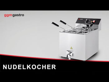 Електрически Паста кукър - 8+8л - 6,5kW - с кран за източване - включва 8 кошници