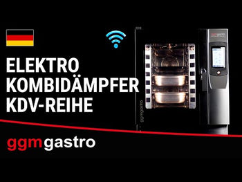 Професионален Електрически Пароконвектомат Компактен - Сензорен - 7" сензорен дисплей - 5x GN 1/1 - вкл. температурна сонда & автоматично измиване