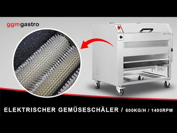 Професионална белачка за зеленчуци - 450kg/h - 750 W - 230V - 1400rpm