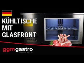 Професионална хладилна маса - 1865x700mm - с 3 врати - GN 1/1 - вентилирано охлаждане - автоматично размразяване