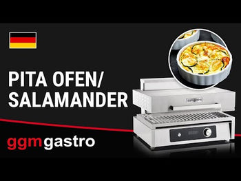 Електрически грил саламандър - с регулируем по височина нагревателен елемент - 4,5kW - 220V - с инфрачервени нагреватели