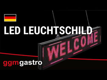 Светеща LED табела - WELCOME - персонализируем - 1000x55mm