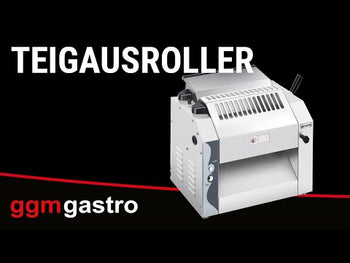 Машина за разточване на тесто - за 320mm паста и пица тесто - 370W - Дебелина на тестото 0 до 10mm - неръждаема стомана